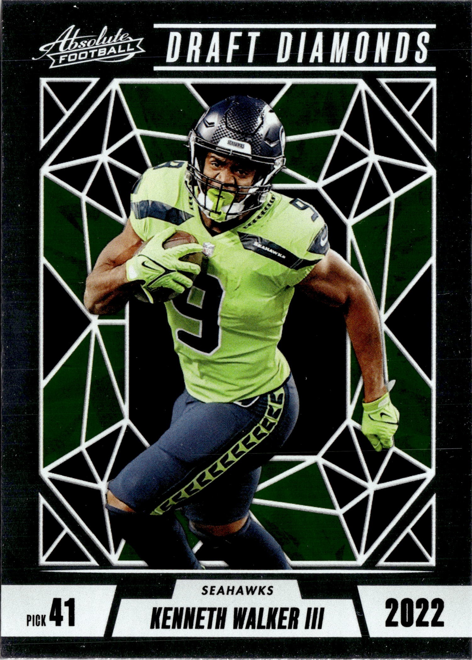 2024 Absolute Kenneth Walker III graded slab