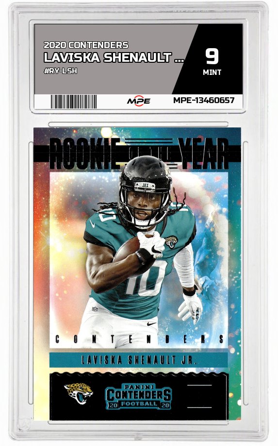 2020 CONTENDERS #RY-LSH LAVISKA SHENAULT JR. MPE 9 MINT — graded card auctioned from the MPE vault
