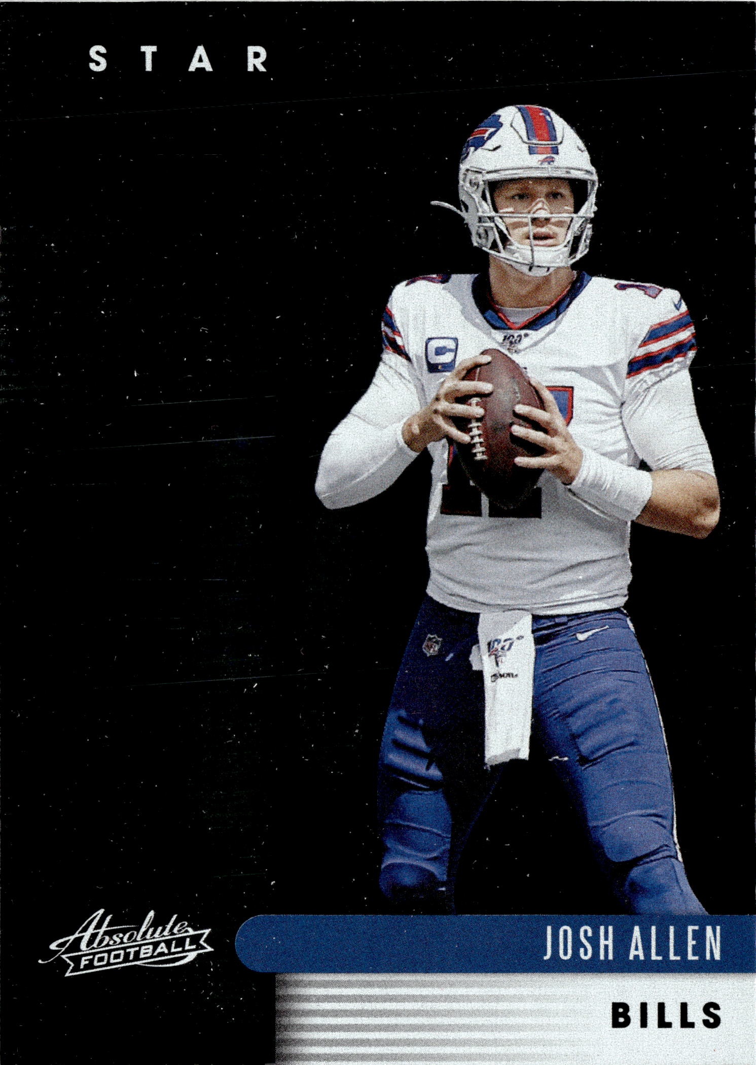 2020 Absolute Josh Allen graded slab
