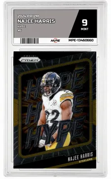 2024 PRIZM HYPE #6 NAJEE HARRIS MPE 9 MINT — graded card up for auction