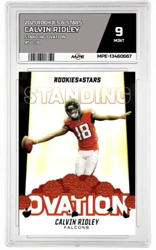 2021 ROOKIES & STARS STANDING OVATION #SO-18 CALVIN RIDLEY MPE 9 MINT — graded card up for auction