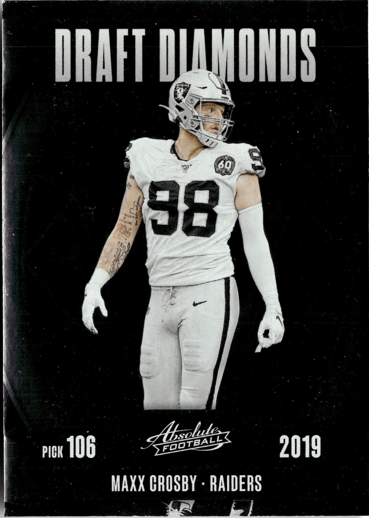2025 Absolute Maxx Crosby graded slab