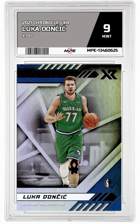2021 CHRONICLES XR #300 LUKA DONČIĆ MPE 9 MINT — graded card auctioned from the MPE vault