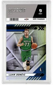 2021 CHRONICLES XR #300 LUKA DONČIĆ MPE 9 MINT — graded card up for auction
