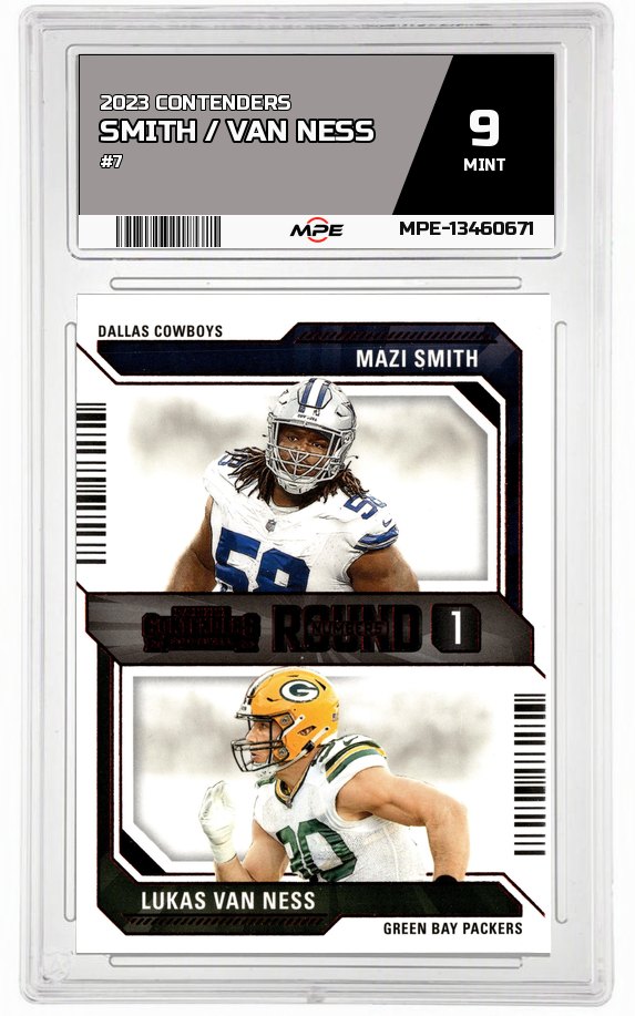 2023 CONTENDERS #7 SMITH / VAN NESS MPE 9 MINT — graded card auctioned from the MPE vault