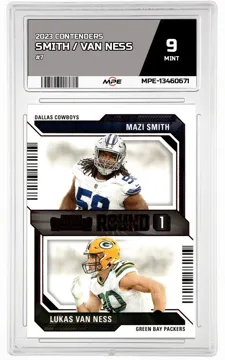 2023 CONTENDERS #7 SMITH / VAN NESS MPE 9 MINT — graded card up for auction