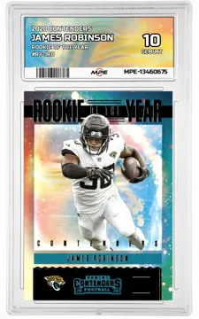 2020 CONTENDERS ROOKIE OF THE YEAR #RY-JRO JAMES ROBINSON MPE 10 GEM/MT — graded card up for auction