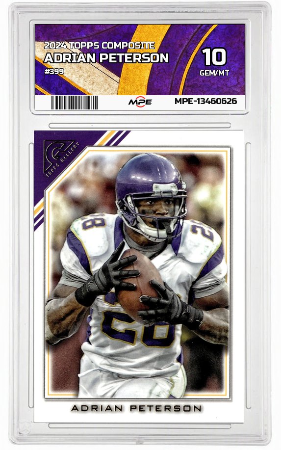 2024 TOPPS COMPOSITE #399 ADRIAN PETERSON MPE 10 GEM/MT — graded card auctioned from the MPE vault