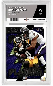 2022 CONTENDERS POWER PLAYERS #PWR-RSM ROQUAN SMITH MPE 9 MINT — graded card up for auction