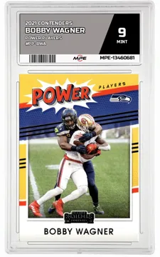2021 CONTENDERS POWER PLAYERS #PP-BWA BOBBY WAGNER MPE 9 MINT — graded card up for auction