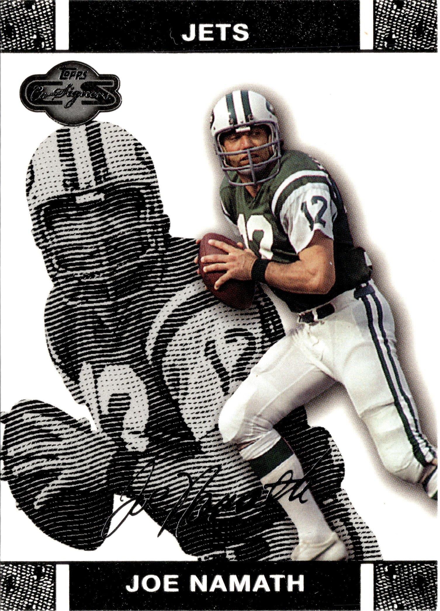 Joe Namath graded slab