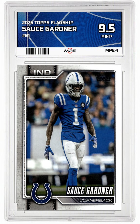 2026 TOPPS FLAGSHIP #161 SAUCE GARDNER MPE 9.5 MINT+ — graded card auctioned from the MPE vault