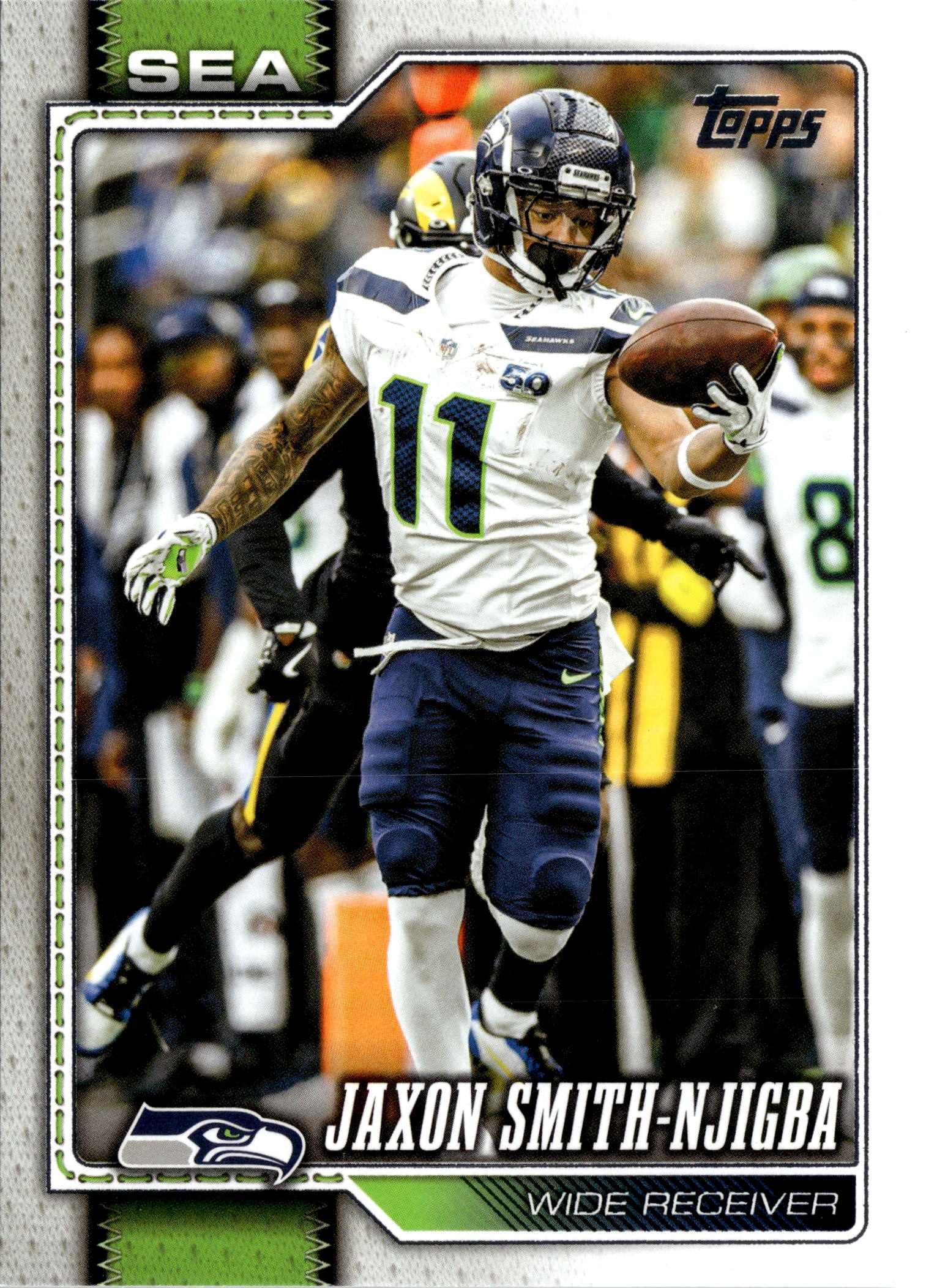 2026 Topps Flagship Jaxon Smith-Njigba graded slab
