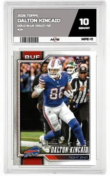 2026 TOPPS FLAGSHIP GOLD Blue Disco /50 #24 DALTON KINCAID MPE 10 GEM/MT — graded card up for auction