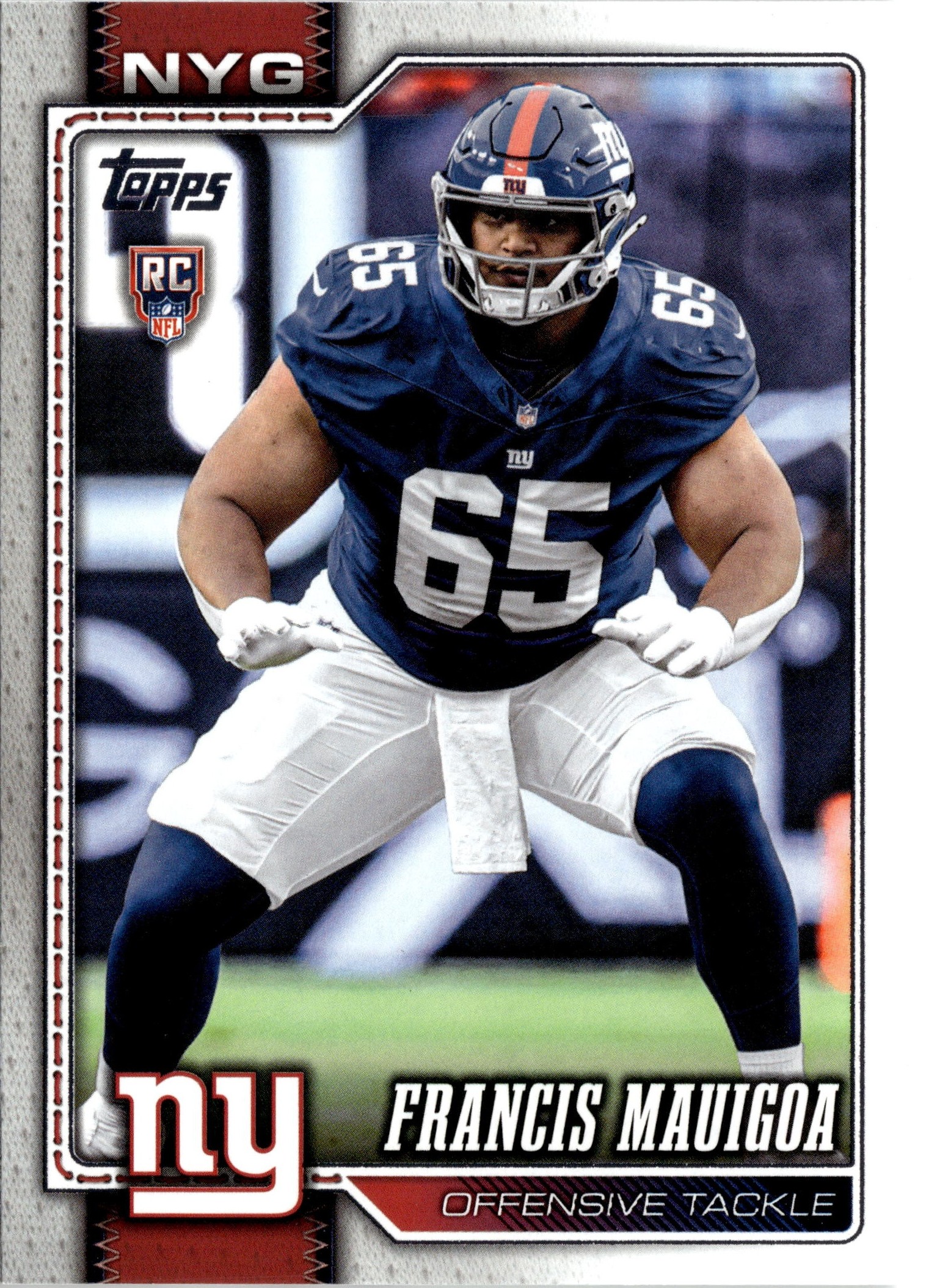 2026 Topps Flagship Francis Mauigoa graded slab