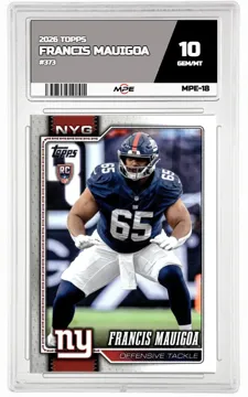 2026 TOPPS FLAGSHIP #373 FRANCIS MAUIGOA MPE 10 GEM/MT — graded card up for auction