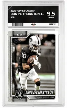 2026 TOPPS FLAGSHIP #118 DONT'E THORNTON JR. MPE 9.5 MINT+ — graded card up for auction