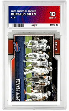 2026 TOPPS FLAGSHIP #279 BUFFALO BILLS MPE 10 GEM/MT — graded card up for auction