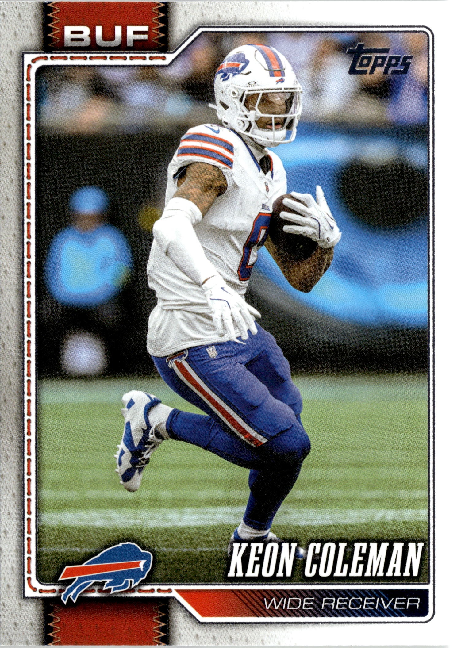 2026 Topps Flagship Keon Coleman graded slab