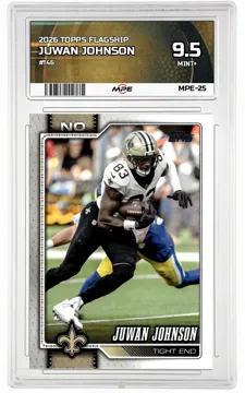 2026 TOPPS FLAGSHIP #146 JUWAN JOHNSON MPE 9.5 MINT+ — graded card up for auction