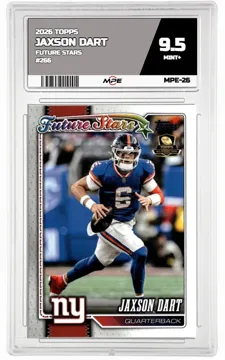 2026 TOPPS FLAGSHIP FUTURE STARS #266 JAXSON DART MPE 9.5 MINT+ — graded card up for auction