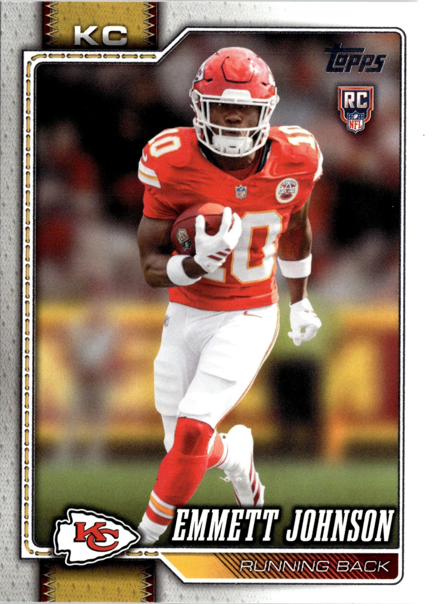 Emmett Johnson graded slab