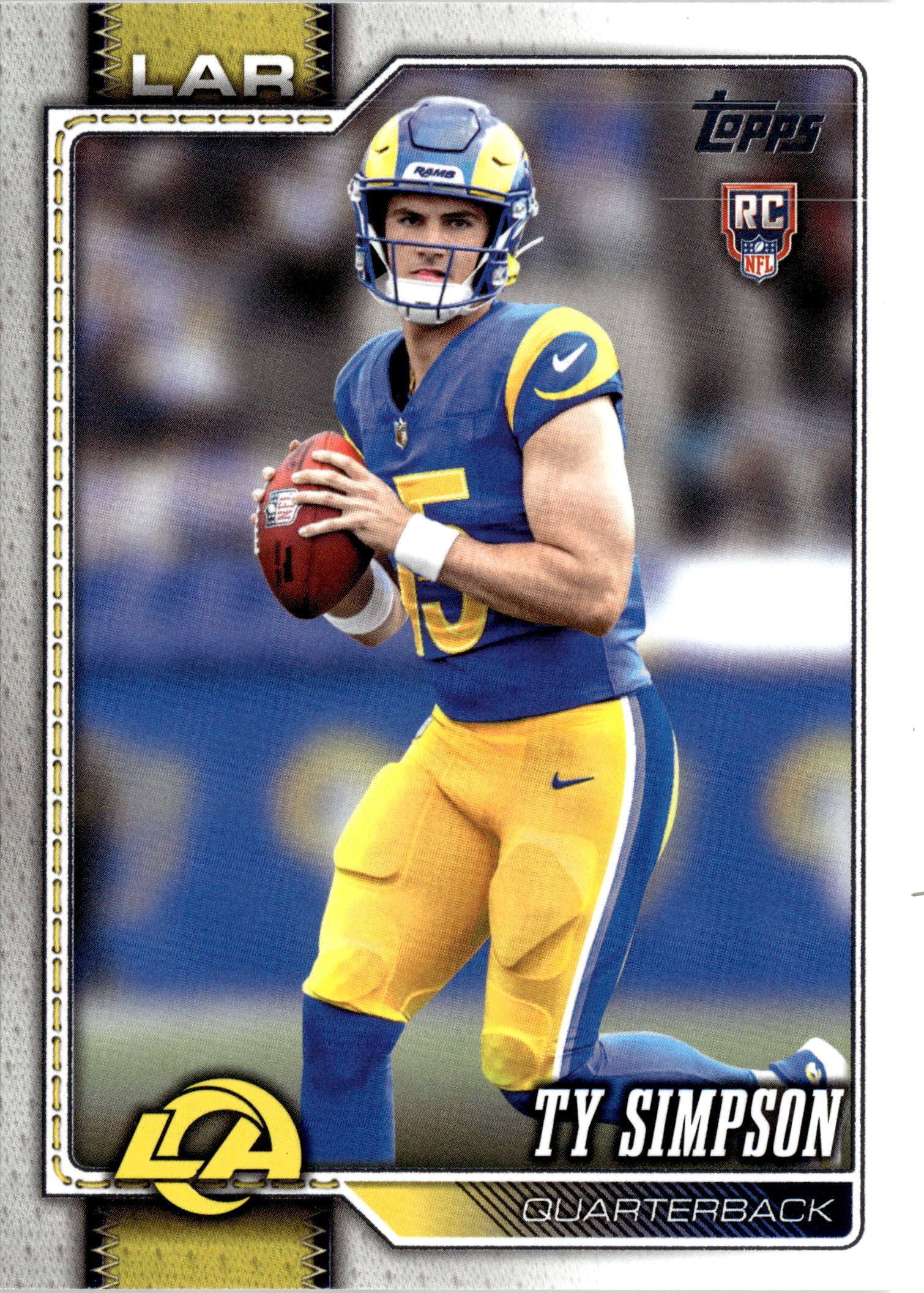 2026 Topps Flagship Ty Simpson graded slab