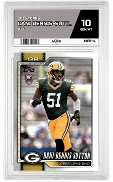 2026 TOPPS FLAGSHIP #393 DANI DENNIS-SUTTON MPE 10 GEM/MT — graded card up for auction