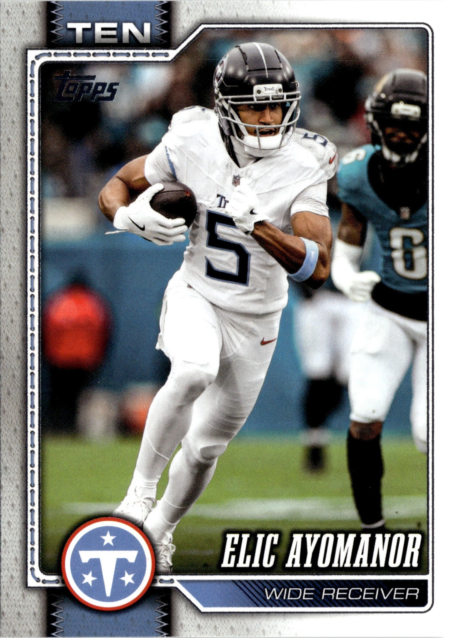 2026 Topps Flagship Elic Ayomanor graded slab
