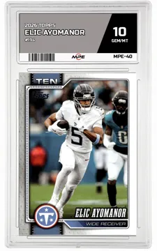 2026 TOPPS FLAGSHIP #194 ELIC AYOMANOR MPE 10 GEM/MT — graded card up for auction