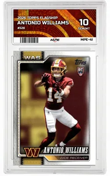 2026 TOPPS FLAGSHIP #328 ANTONIO WILLIAMS MPE 10 GEM/MT — graded card up for auction