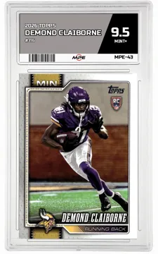 2026 TOPPS FLAGSHIP #316 DEMOND CLAIBORNE MPE 9.5 MINT+ — graded card up for auction
