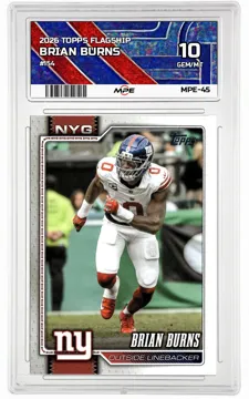 2026 TOPPS FLAGSHIP #154 BRIAN BURNS MPE 10 GEM/MT — graded card up for auction