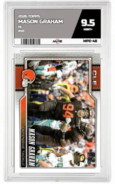 2026 TOPPS FLAGSHIP RC #50 MASON GRAHAM MPE 9.5 MINT+ — graded card up for auction