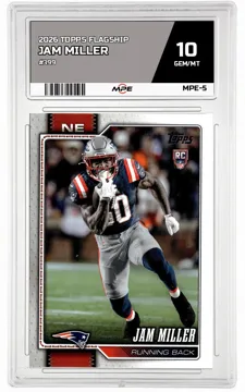 2026 TOPPS FLAGSHIP #399 JAM MILLER MPE 10 GEM/MT — graded card up for auction