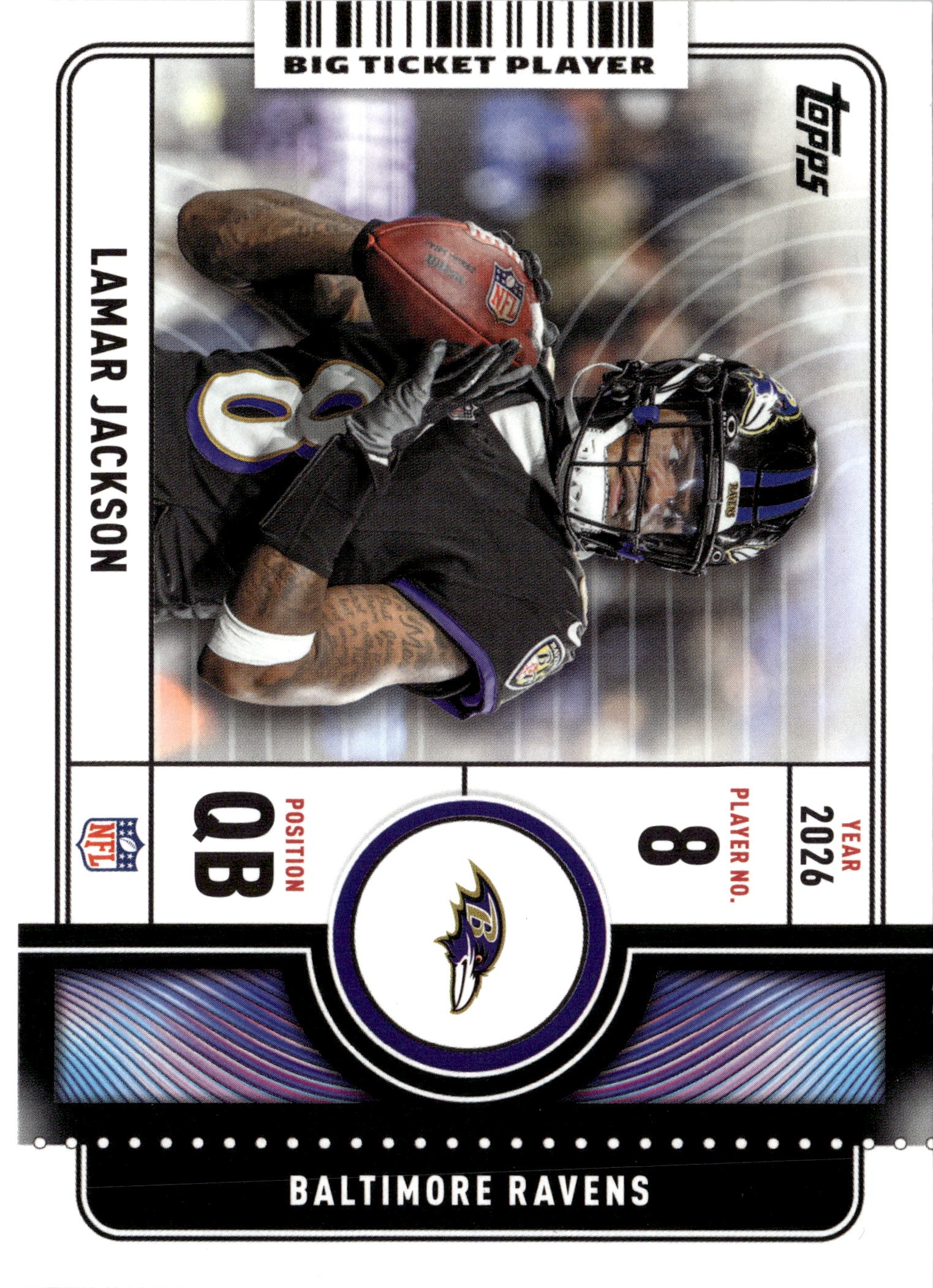 Lamar Jackson graded slab