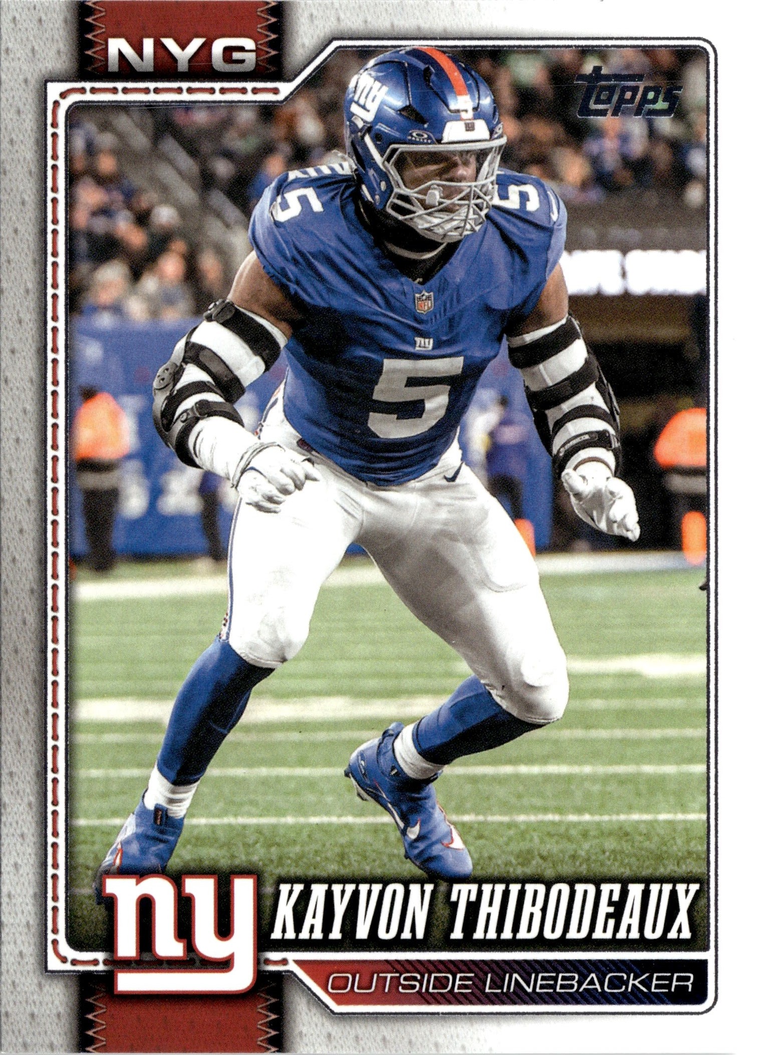 2026 Topps Flagship Kayvon Thibodeaux graded slab
