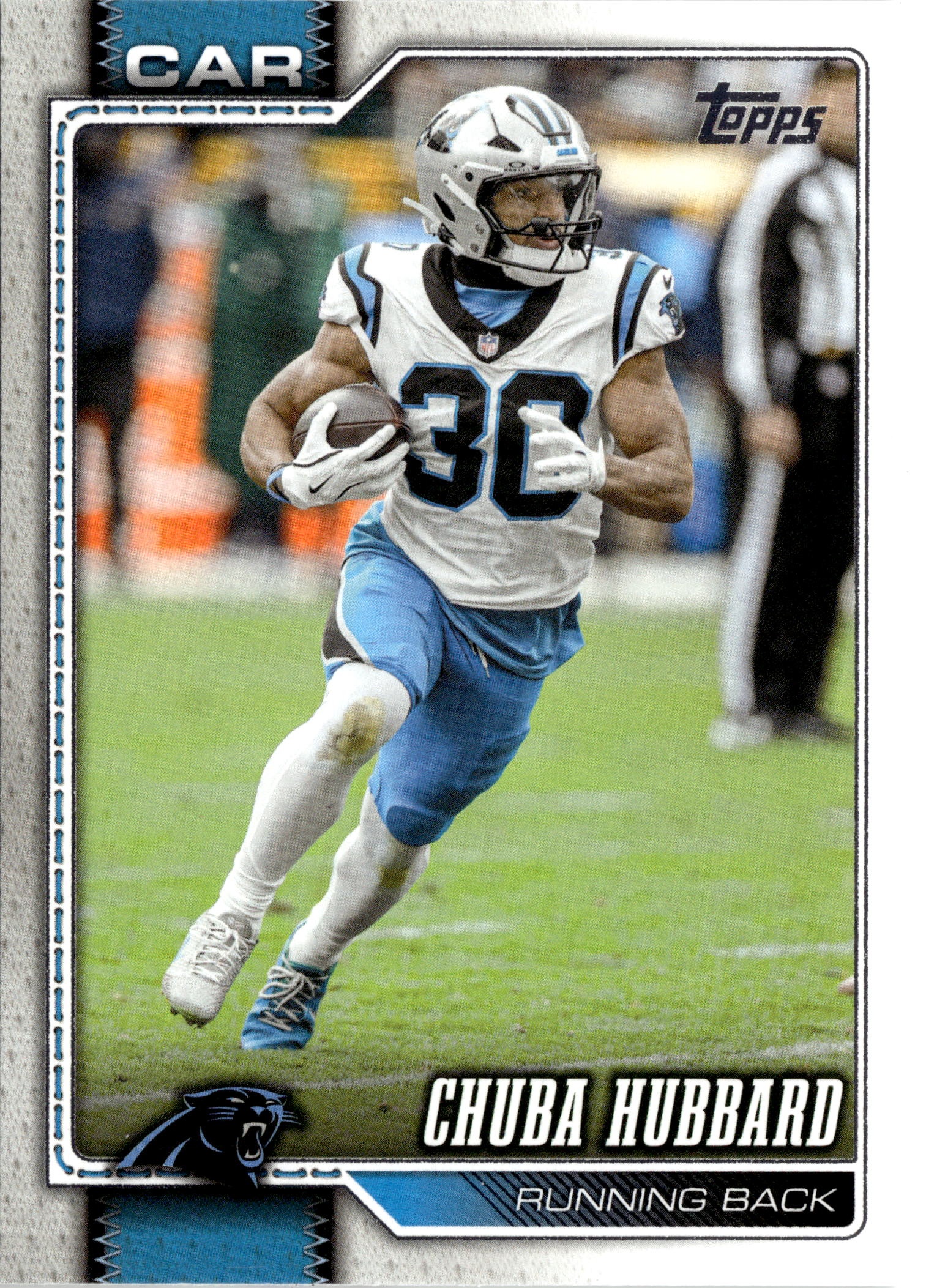 Chuba Hubbard graded slab