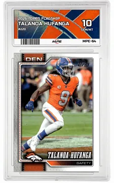 2026 TOPPS FLAGSHIP #220 TALANOA HUFANGA MPE 10 GEM/MT — graded card up for auction
