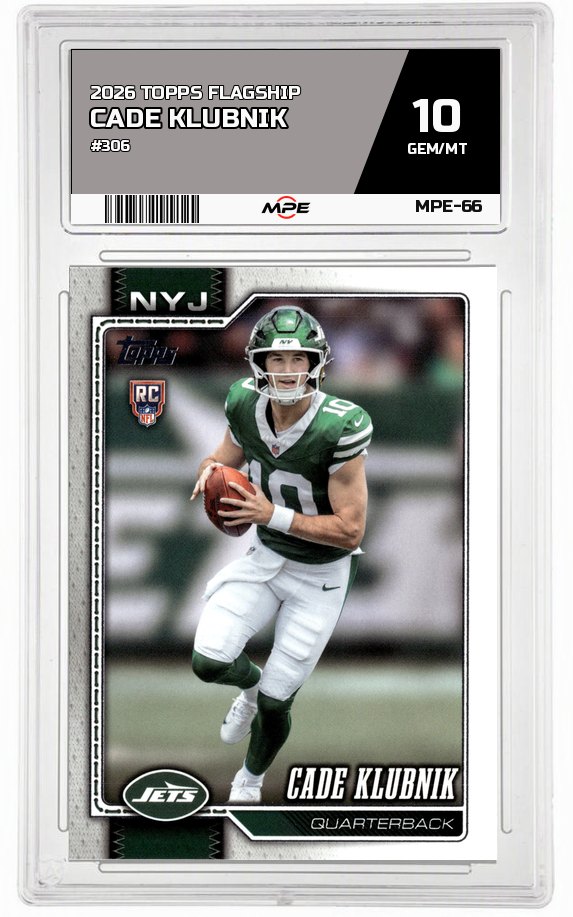 2026 TOPPS FLAGSHIP #306 CADE KLUBNIK MPE 10 GEM/MT — graded card auctioned from the MPE vault