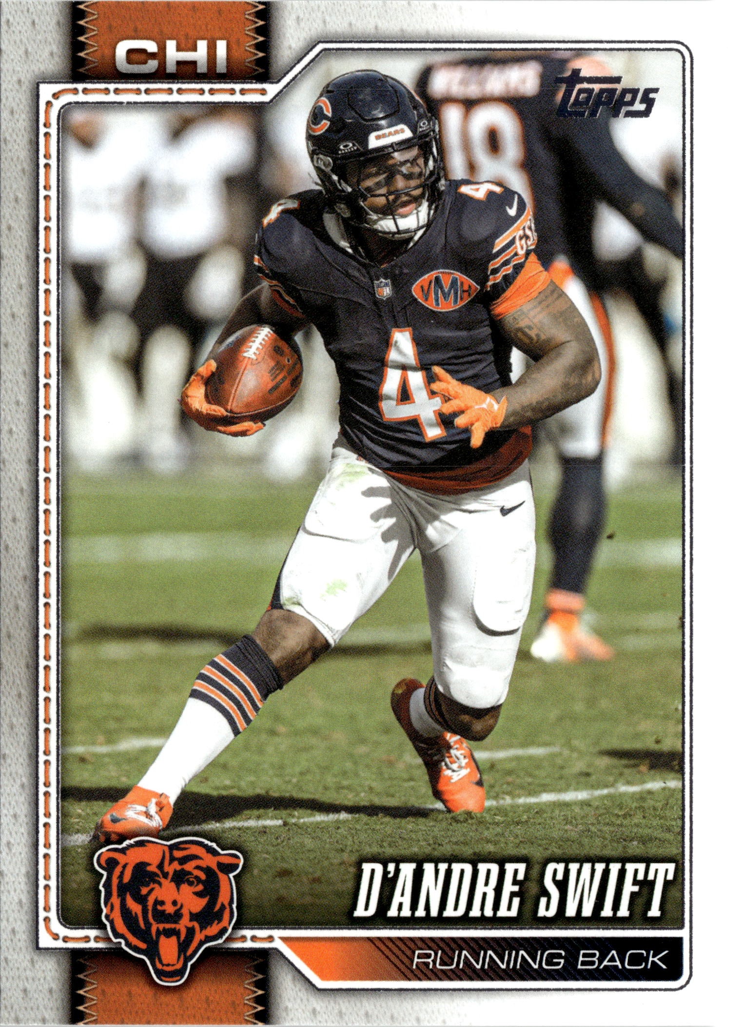 2026 Topps Flagship D'Andre Swift graded slab
