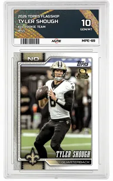 2026 TOPPS FLAGSHIP ALL ROOKIE TEAM #145 TYLER SHOUGH MPE 10 GEM/MT — graded card up for auction