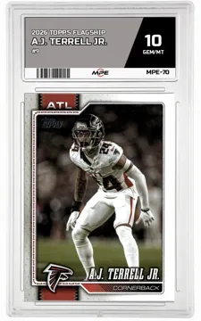 2026 TOPPS FLAGSHIP #9 A.J. TERRELL JR. MPE 10 GEM/MT — graded card up for auction