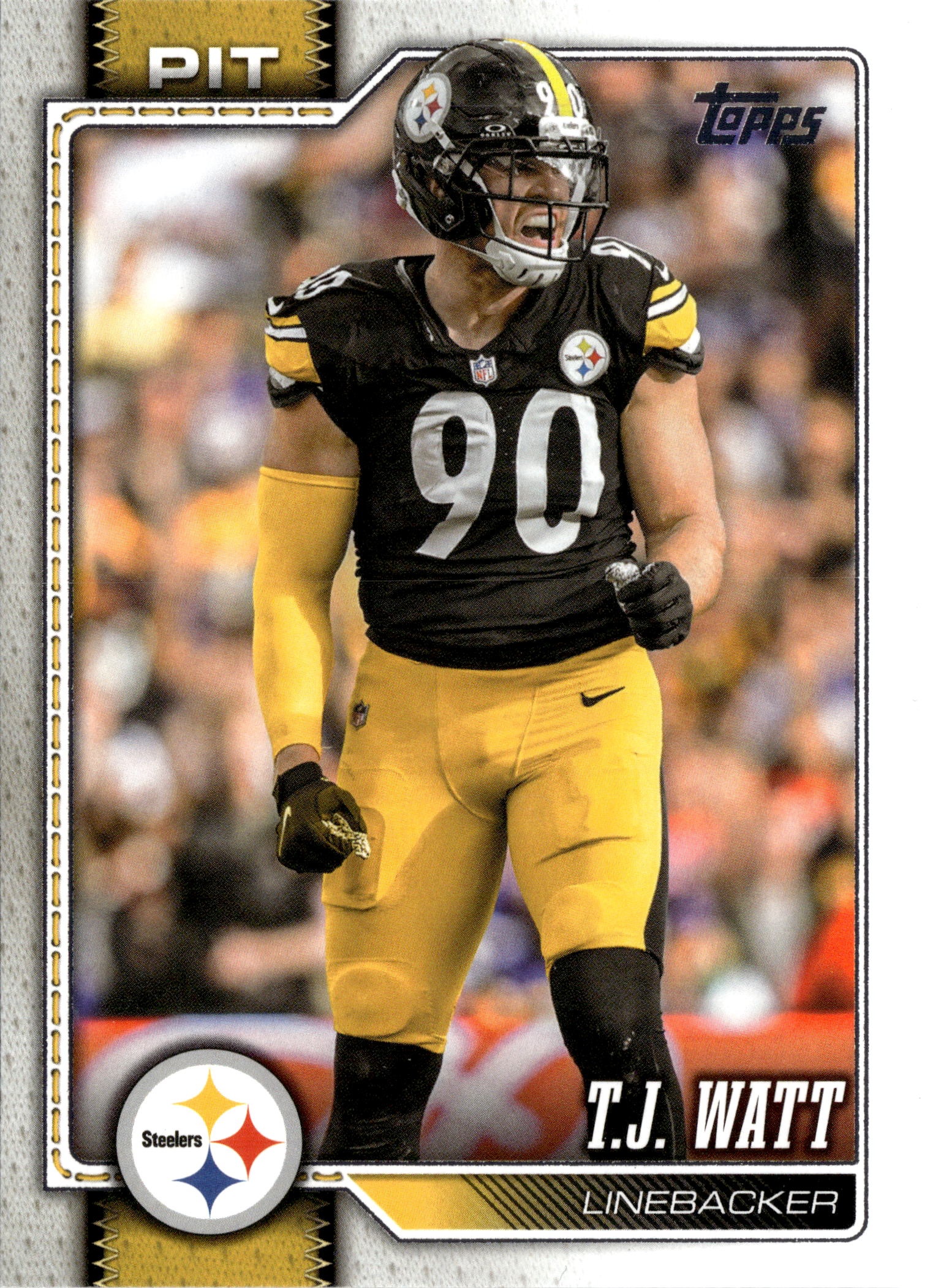 T.J. Watt graded slab