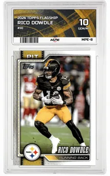 2026 TOPPS FLAGSHIP #30 RICO DOWDLE MPE 10 GEM/MT — graded card up for auction