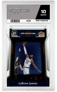 2021 DONRUSS OPTIC AIR DEFENSE #3 LEBRON JAMES MPE 10 GEM/MT — graded card up for auction