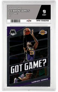 2020 MOSAIC GOT GAME? #7 LEBRON JAMES MPE 9 MINT — graded card up for auction