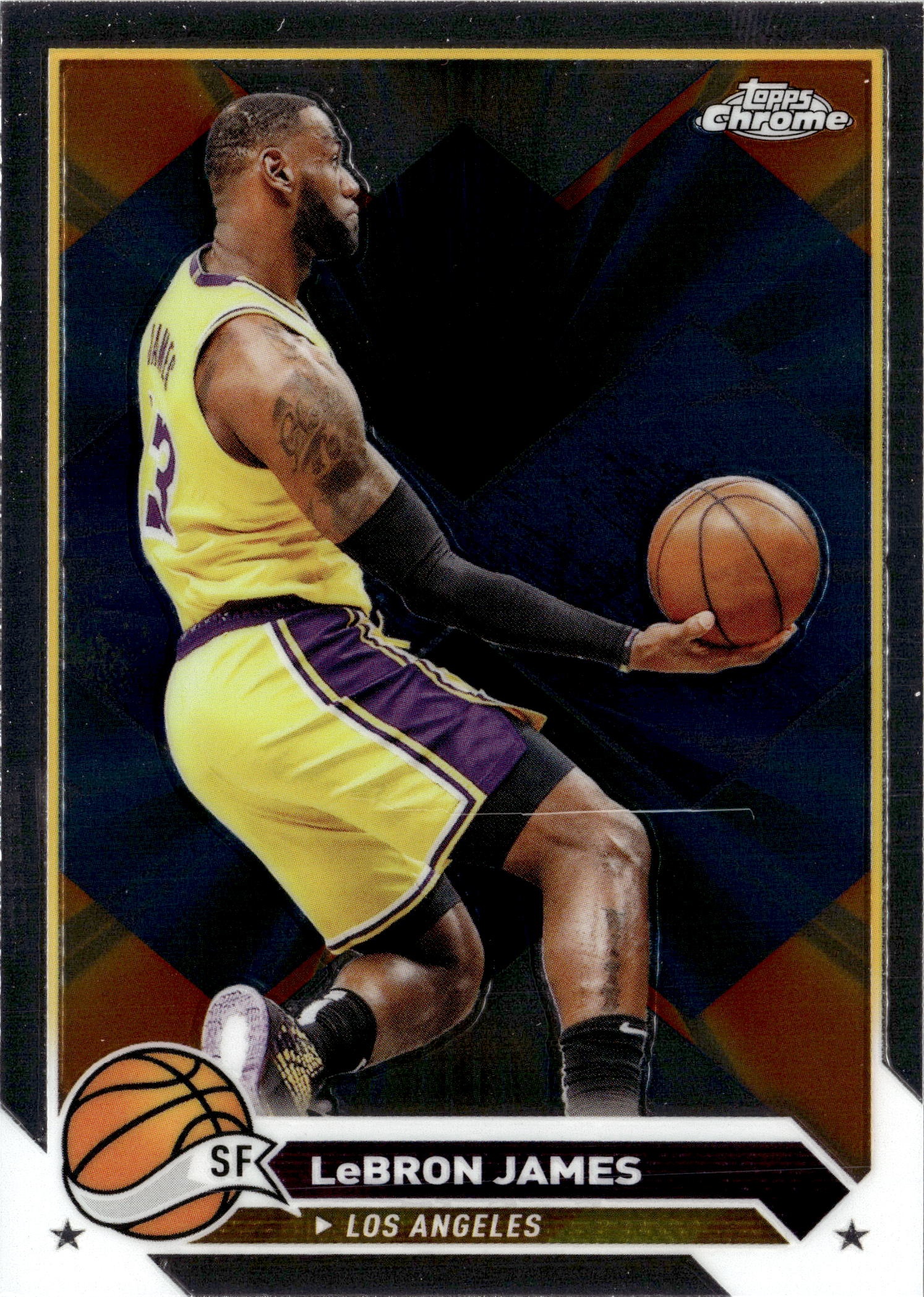 2024 Topps Chrome Lebron James graded slab