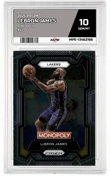 2024 PRIZM MONOPOLY #40 LEBRON JAMES MPE 10 GEM/MT — graded card up for auction
