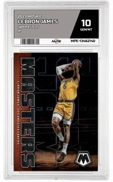 2023 MOSAIC JAM MASTERS #1 LEBRON JAMES MPE 10 GEM/MT — graded card up for auction